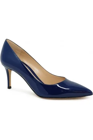 Gianvito Rossi Dame, Sko, Blå, 37 EU