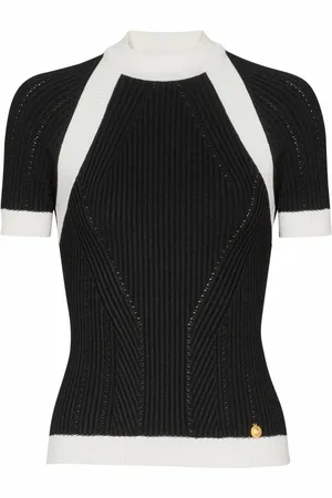 Balmain Dame, Strikkevarer, Svart, M