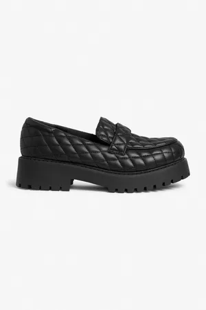 Monki Quilted chunky loafers