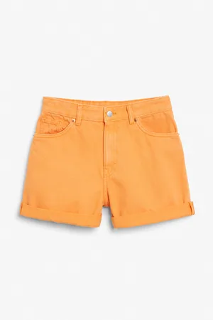Monki Dame Shorts - High waist denim shorts