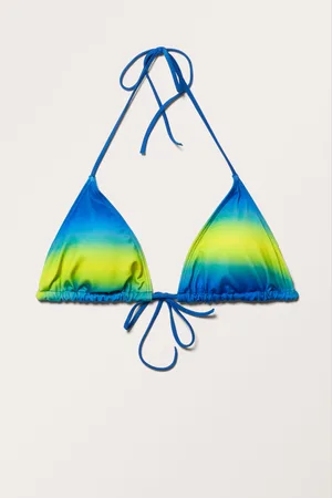 Monki Strappy Triangle Bikini Top