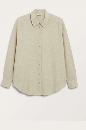 Monki Linen blend shirt