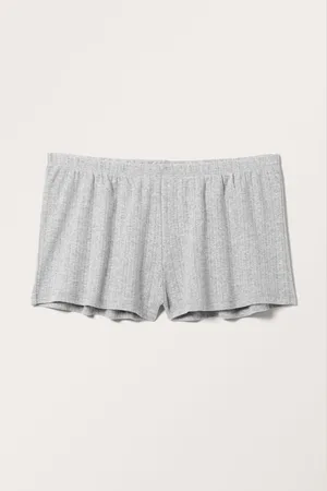 Monki Mini Pointelle Cotton Shorts