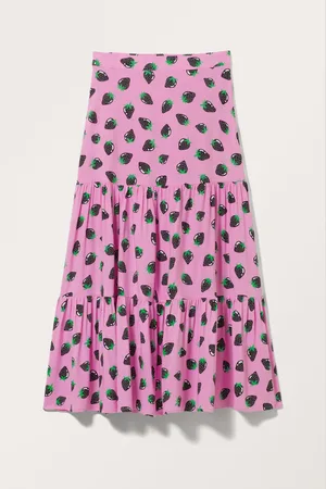 Monki Maxi flounce skirt