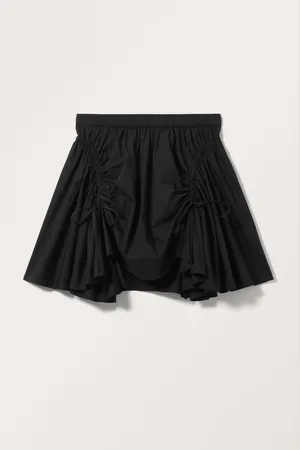 Monki Gathered Mini Skirt