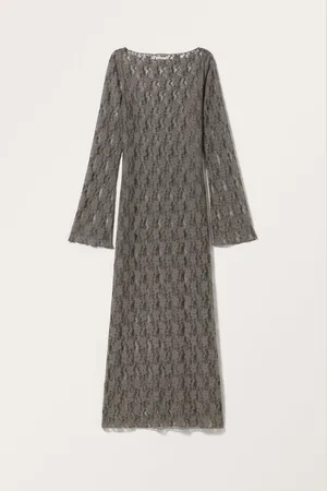 Monki Long Sleeve Lace Dress