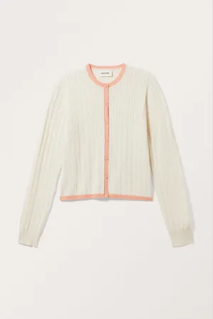 Monki Knitted Long Sleeve Cardigan