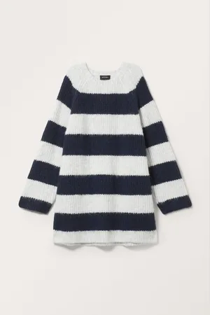 Monki Knitted Long Sleeve Mini Dress