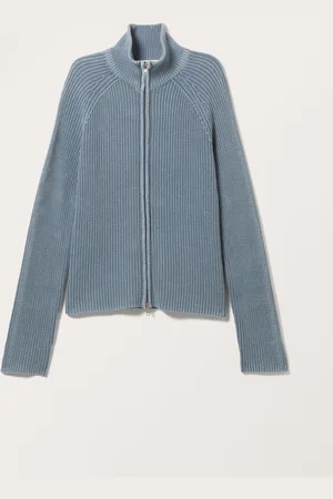 Monki Two-way zip cardigan