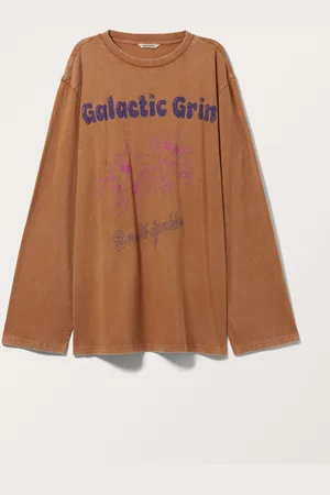 Monki Oversized Long Sleeve T-shirt Dress