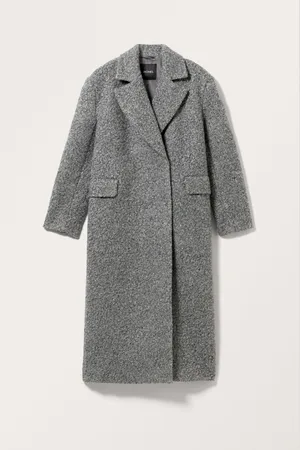 Monki Long Oversized Double-Breasted Coat
