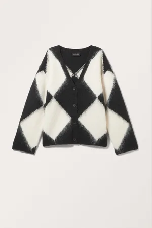 Monki Fluffy knit cardigan