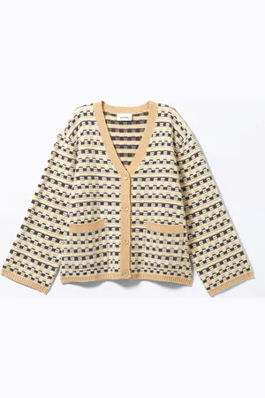 Monki Single-Breasted Knitted Cardigan