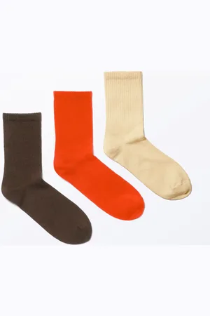 Monki 3-pack Ribbed Socks