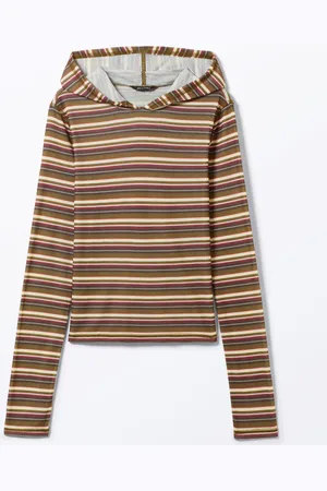 Monki Long-Sleeved Hooded Top