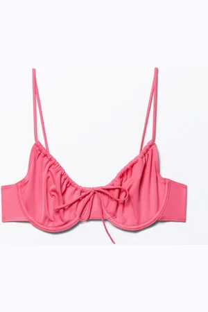 Monki Wired Tie Bikini Top