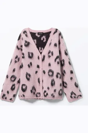 Monki Fluffy knit cardigan
