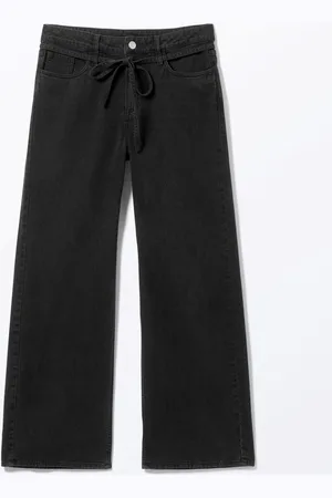 Monki Low Waisted Relaxed Twill Trousers