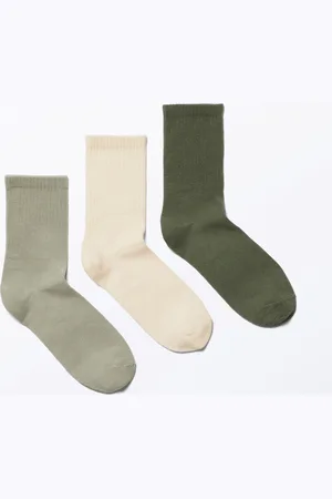 Monki 3-pack Ribbed Socks
