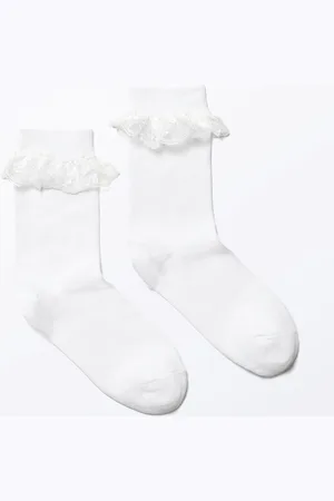 Monki Frilled Lace Socks