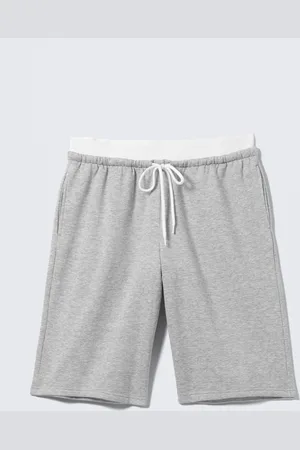 Monki Relaxed Low Rise Terry Bermuda Shorts