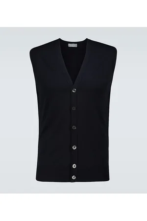 JOHN SMEDLEY Stavely knitted wool vest