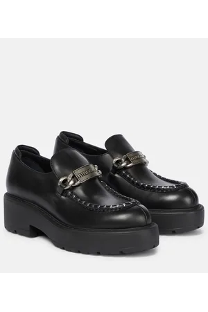 Miu Miu Chunky leather loafers