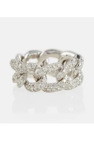 Shay Essential 18kt white gold pavÃ© ring with diamonds