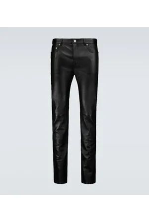Saint Laurent Skinny-fit stretch leather pants