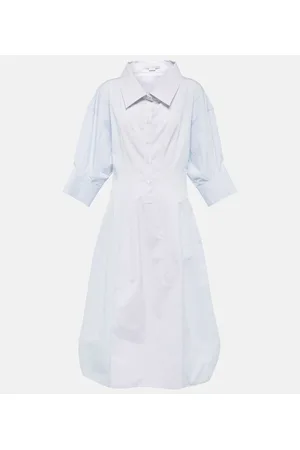 Stella McCartney Cotton poplin midi shirt dress