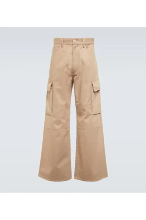 Marni Wide-leg cotton gabardine cargo pants