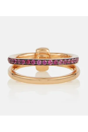 Pomellato Iconica 18kt rose gold ring with rubies