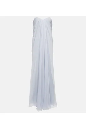 Alexander McQueen Dame Midikjoler - Silk chiffon gown