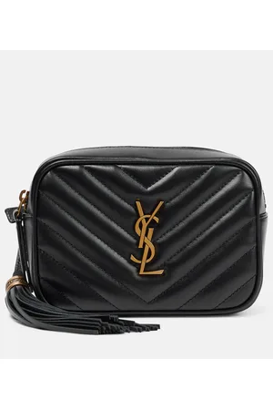 Saint Laurent Le Monogramme Cœur Satchel in Velvet and Suede - Amber - Women