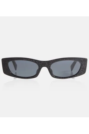 Céline Embellished rectangular sunglasses