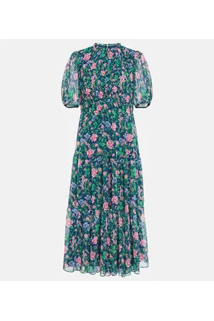 Diane von Furstenberg Blossom floral chiffon midi dress
