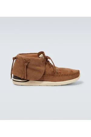 VISVIM FBT fringed suede moccasins