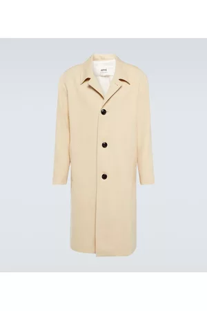 Ami Herre Ullkåper - Virgin wool car coat