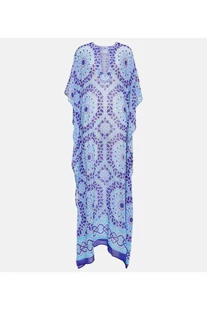 ALEXANDRA MIRO Dame Mønstrede kjoler - Roxanne printed chiffon kaftan