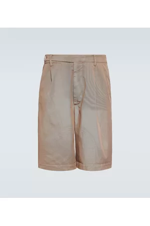 Brunello Cucinelli Herre Bermudashorts - Cotton gabardine Bermuda shorts