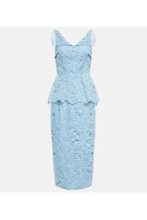 EMILIA WICKSTEAD Dame Midikjoler - Maesa lace midi dress