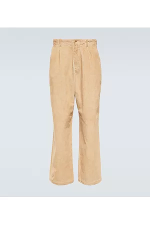 OUR LEGACY Herre Vide bukser - Borrowed wide-leg cotton and linen pants