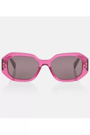 Céline Dame Solbriller - Bold 3 Dots oval sunglasses