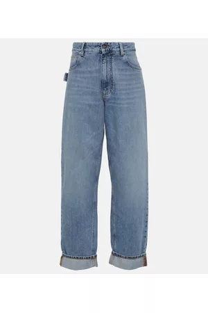 Bottega Veneta Dame Straight - Mid-rise straight jeans