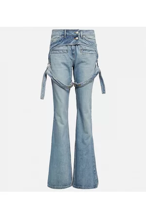 Courrèges Dame Bootcut - Mid-rise bootcut jeans