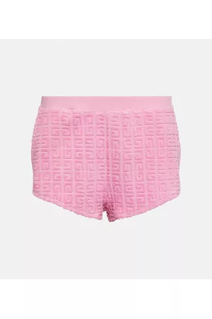 Givenchy Dame Shorts - 4G cotton-blend terry shorts