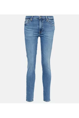 7 for all Mankind Dame High waist - Slim Illusion Luxe high-rise skinny jeans