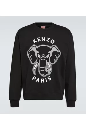 Kenzo Herre Sweatshirts - Embroidered cotton sweatshirt