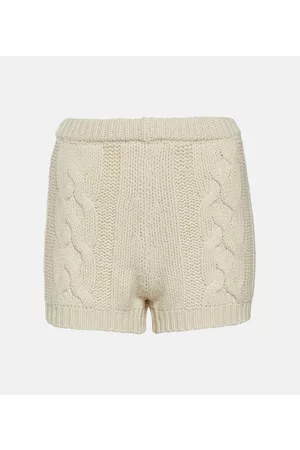 MAGDA BUTRYM Dame Shorts - Cable-knit cashmere shorts