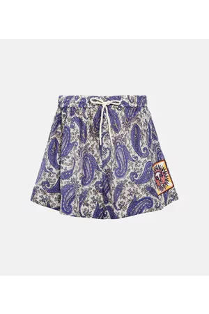ZIMMERMANN Dame Shorts - Devi paisley-print silk shorts
